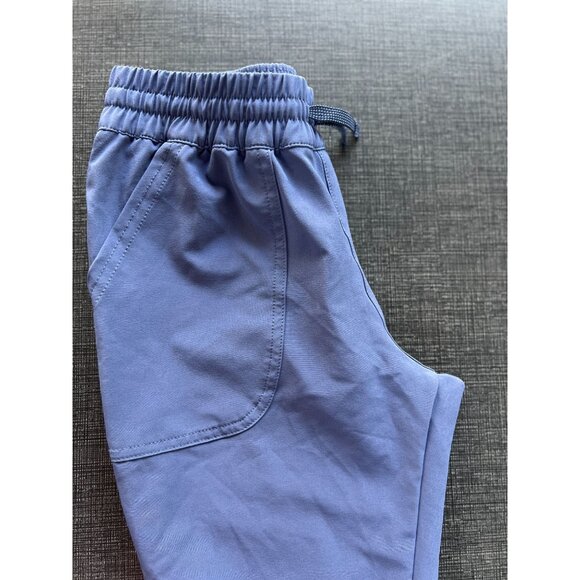 Patagonia Kids 10 Large Drawstring Jogger Pants Blue Pocket Elastic Waist - Picture 5 of 13